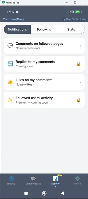 CommentBase Activity